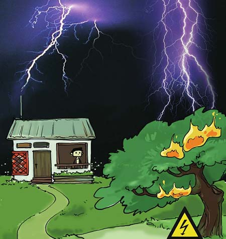 雷電對家庭的危害 雷電對家庭的危害