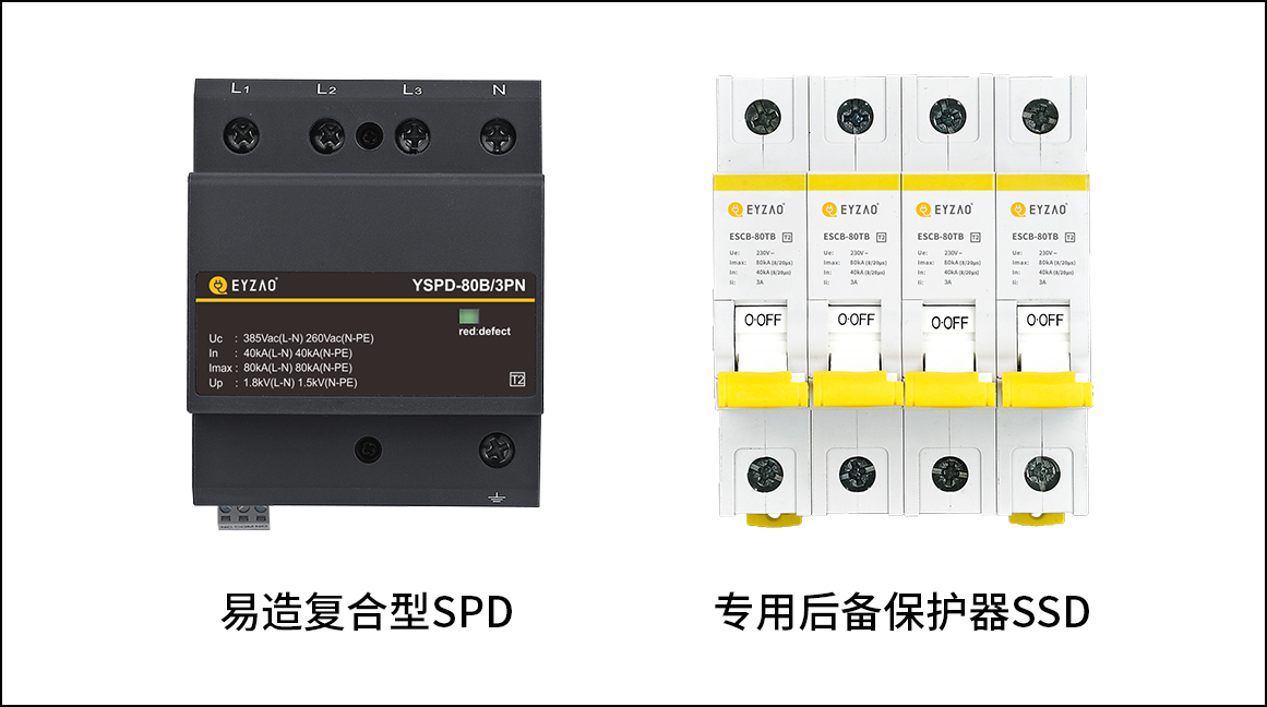 SPD低壓防雷浪涌保護器型號規格參數選擇-后備保護器配合 SPD低壓防雷浪涌保護器型號規格參數選擇-后備保護器配合
